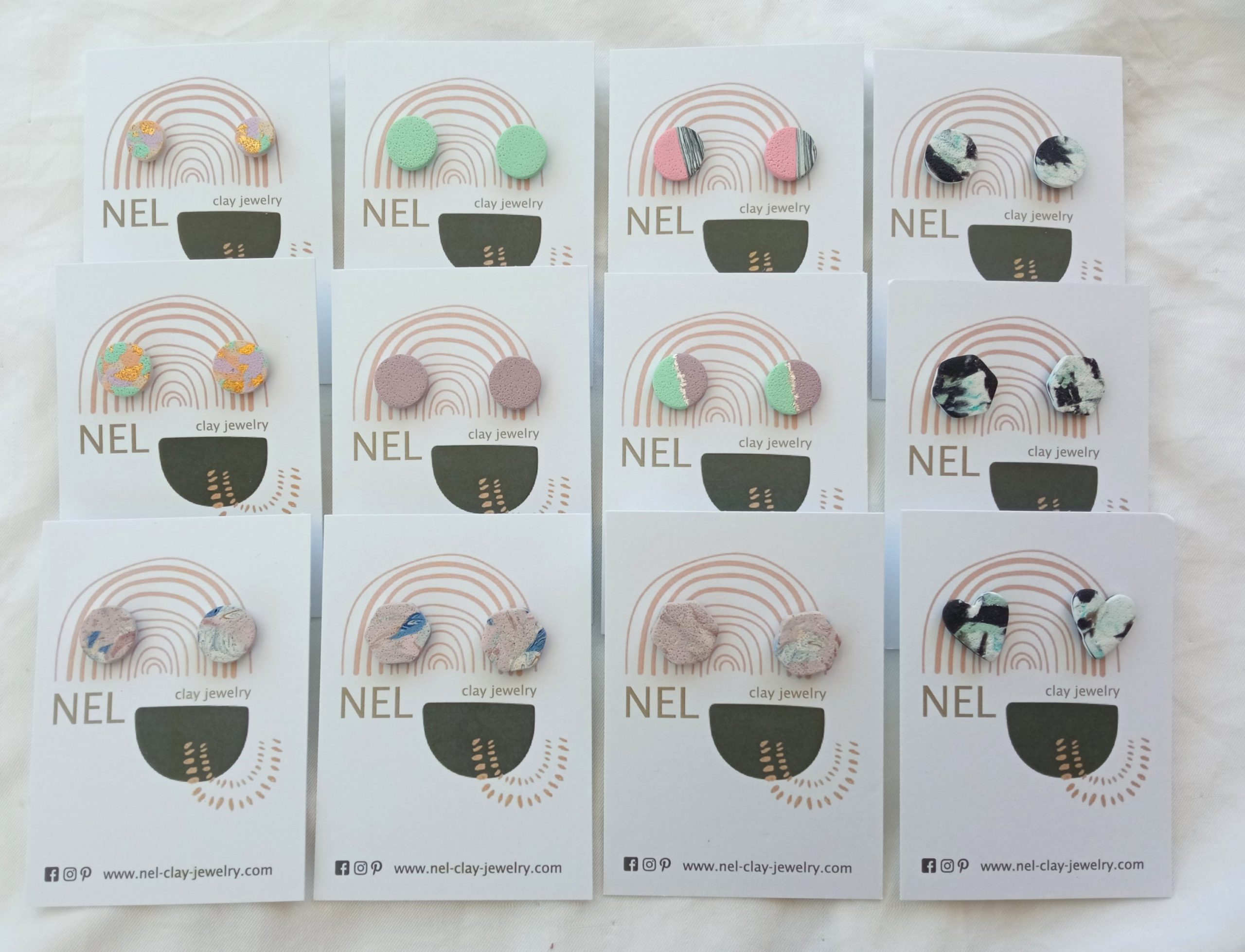 Nel Clay Jewelry - Stud earrings 1 Stud earrings