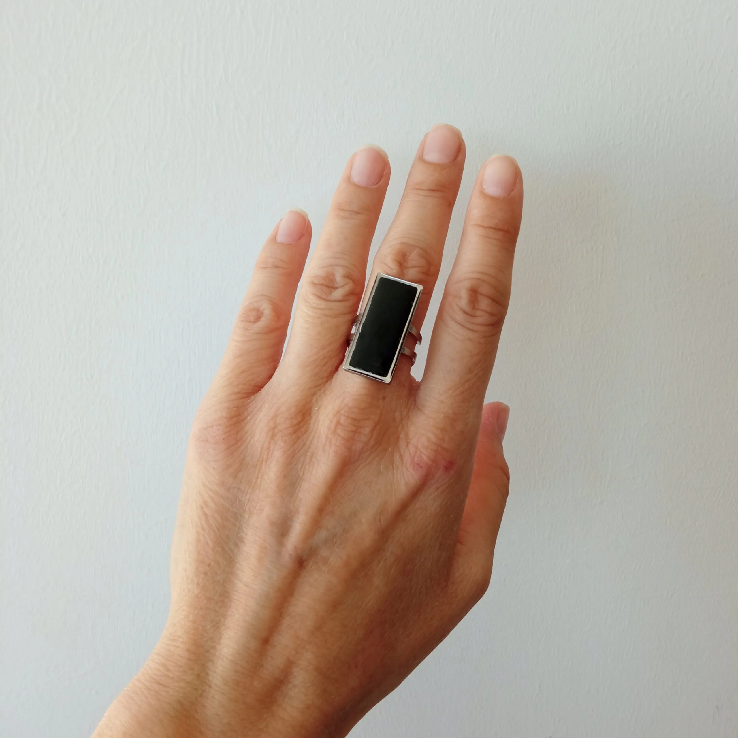 Nel Clay Jewelry - Rectangular rings 6 Rectangular rings - Image 6