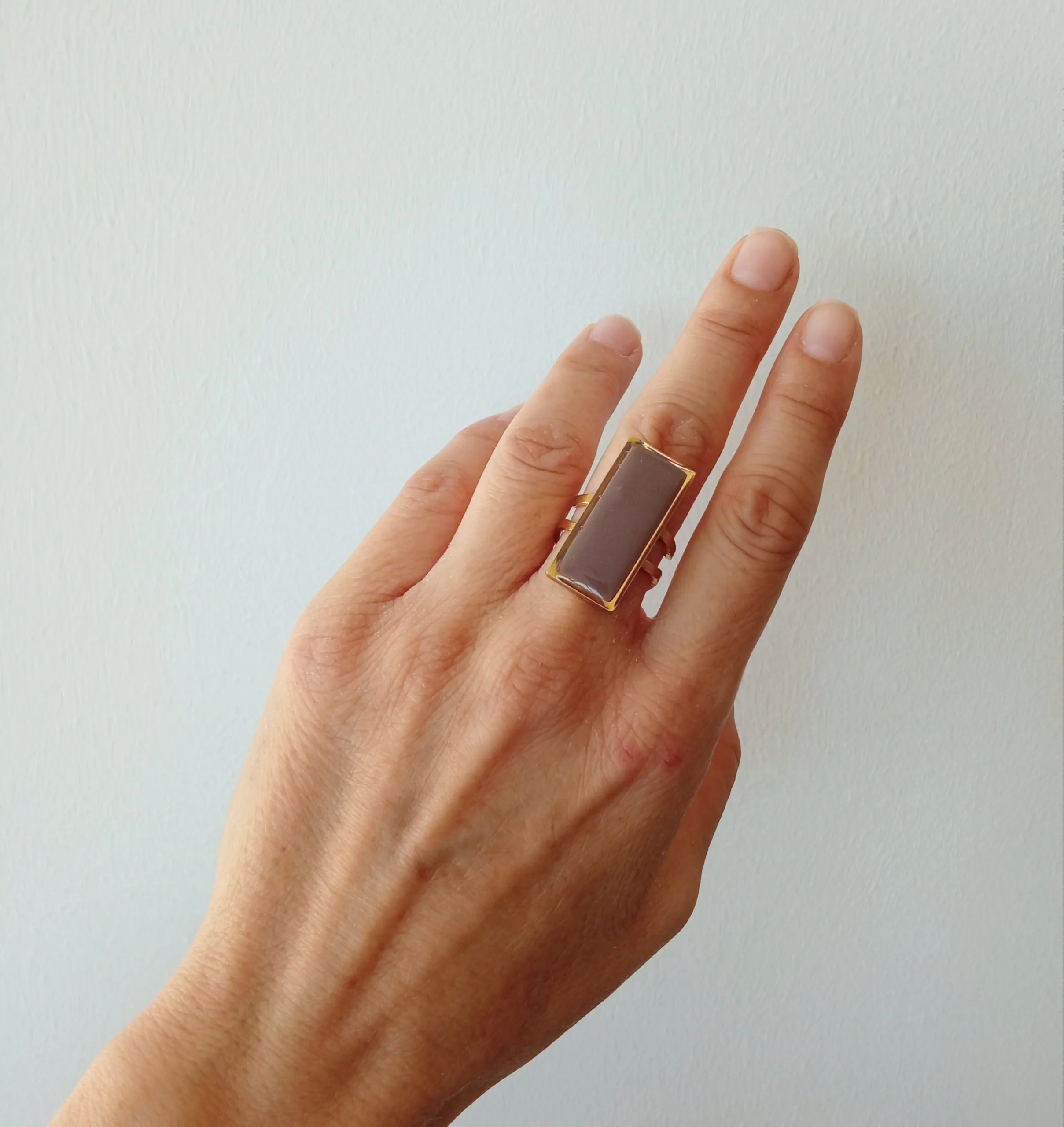 Nel Clay Jewelry - Rectangular rings 4 Rectangular rings - Image 4