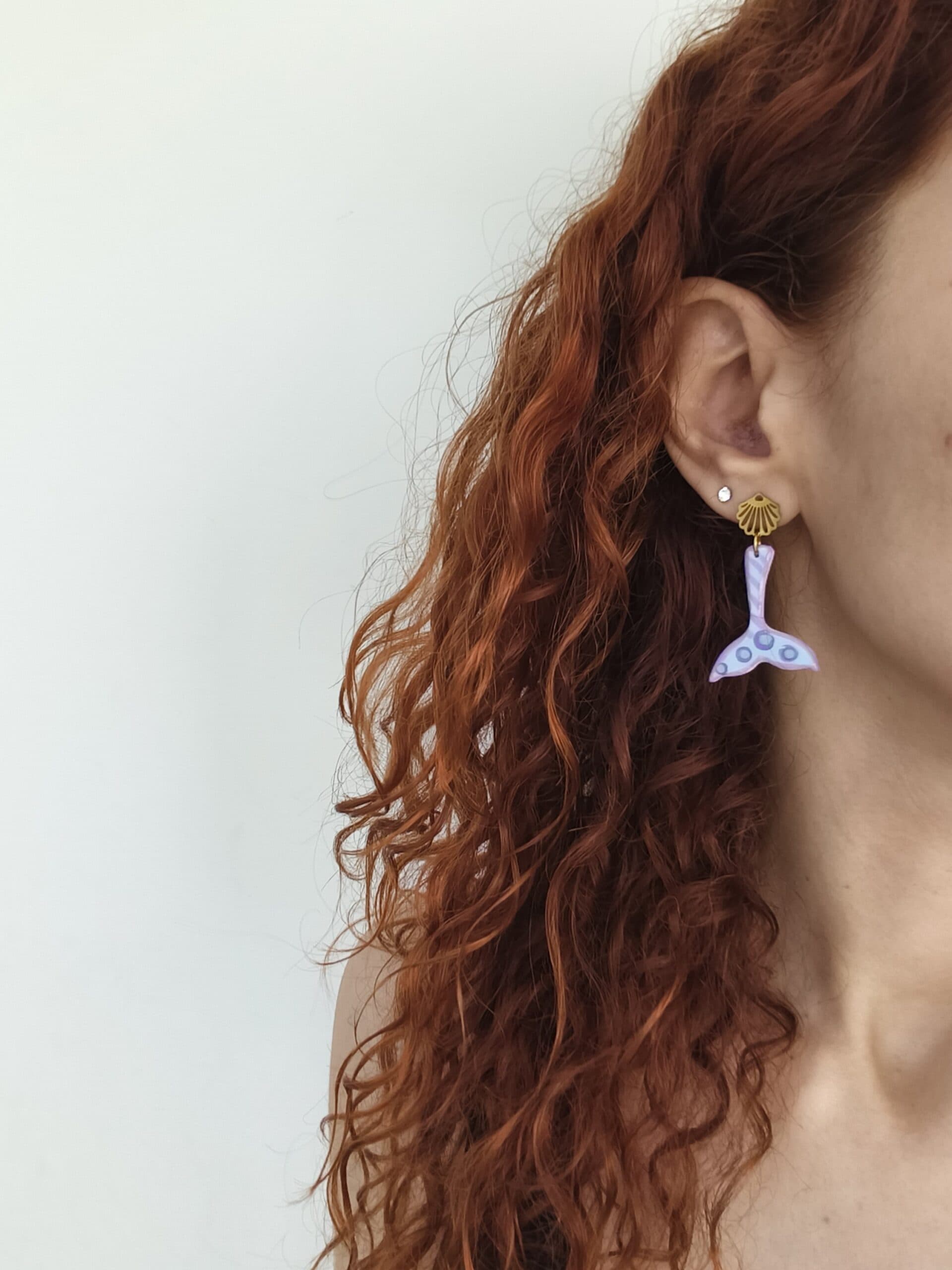 Nel Clay Jewelry - Mermaid earrings 5 Mermaid earrings - Image 5