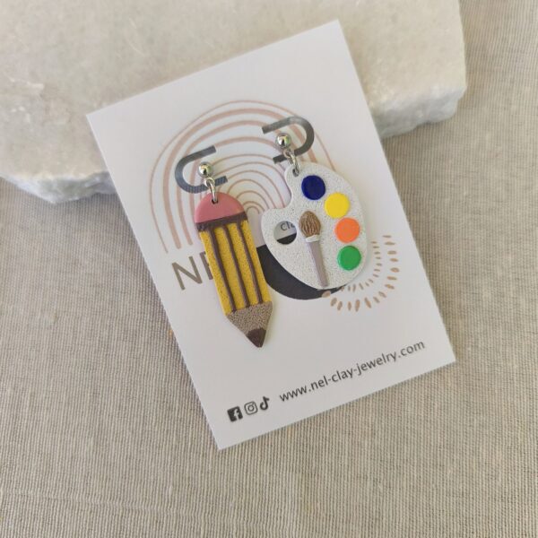 Nel Clay Jewelry - Homepage 1 Back to school earrings